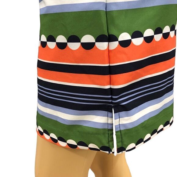 Izod Fun Striped/Circle Print Stretch Golf Tennis Skirt Skort Size 2 - Picture 3 of 10